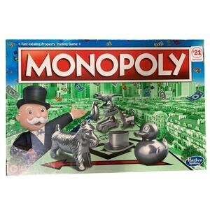 Hasbro‎ Monopoly Classic Board Game 2023 - Fast Dealing Property Trading Game